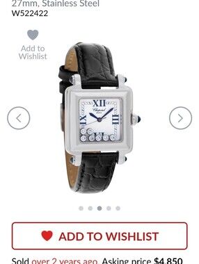 Chopard Watch Happy sport 7 Diamonds